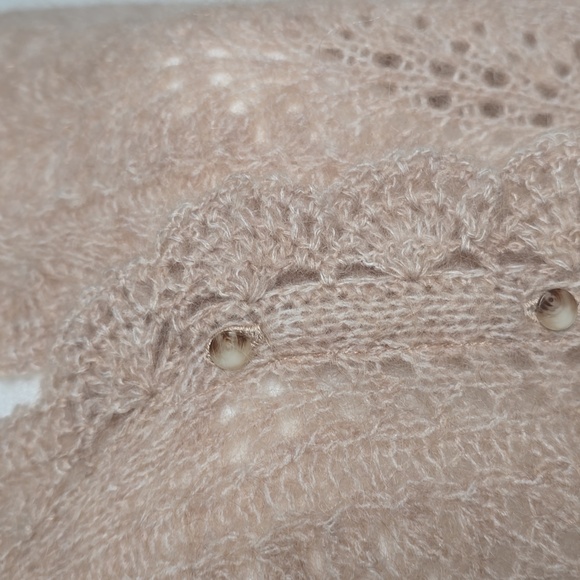 Sezane - Angelie Beige Cardigan Sweater - M - Picture 4 of 9